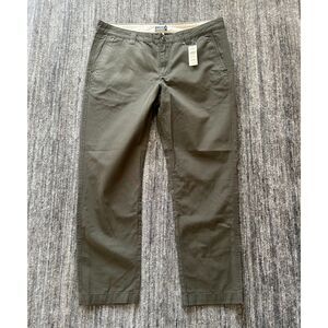 L.L. Bean Signature Slim Straight Fit Canvas Pants 38 x 30 NWT